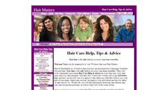 Desktop Screenshot of hairmatters.us